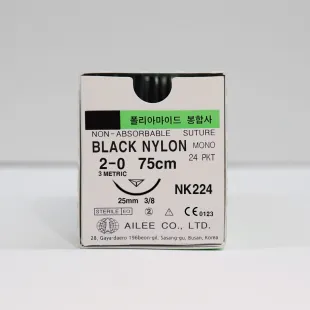 Suture Non Absorbable Black Nylon/Polyamide 2.0 (Non Absorbable) 1 ~blog/2022/11/10/nk224