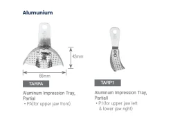 Impression Tray  Impression Tray PartialAluminium