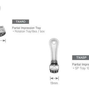 Impression Tray  Rotating Partial Tray<br>(Stainless Steel) 1 ~blog/2025/3/24/txaro_desk